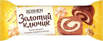 Фото Roshen рулет Золотий ключик 180 г