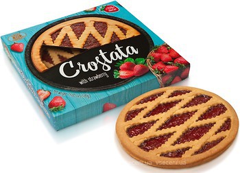 Фото ХБФ бисквит Crostata с клубникой 370 г