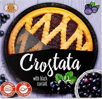 Фото ХБФ бисквит Crostata с черной смородиной 370 г