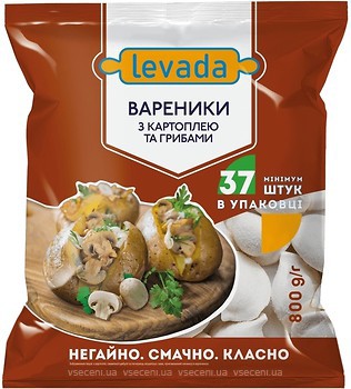 Фото Левада вареники с картошкой и грибами 800 г