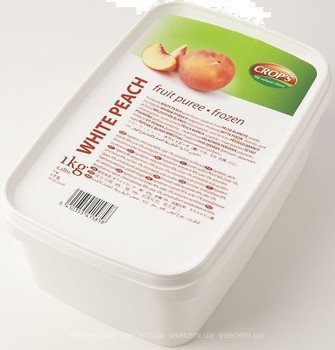 Фото Crop's Пюре из белого персика замороженное 1 кг