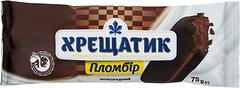 Фото Хрещатик пломбир на палочке шоколадный в кондитерской глазури 75 г