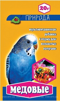 Фото Природа Витамины для попугаев Медовые 20 г (PR240124)