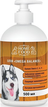 Фото Home Food Масло Omega Balance для собак 500 мл