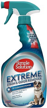 Фото Simple Solution Нейтрализатор запахов и пятен Extreme Stain & Odor Remover Pro-bacteria 945 мл (ss10137)