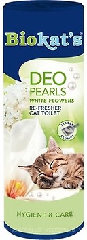 Фото Gimpet Дезодорант для кошачьего туалета Biokat's Deo Pearls Flowers 700 г (G-605135)