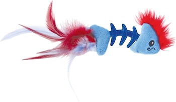 Фото Petstages Feather Fish Bone Cat Toy 19 см (PT90022)