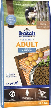 Фото Bosch Tiernahrung Adult Fish & Potato 15 кг