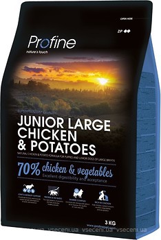 Фото Profine Junior Large Breed Chicken & Potatoes 3 кг