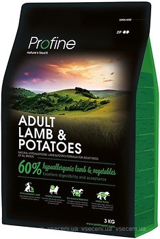 Фото Profine Adult Breeds Lamb & Potatoes 3 кг