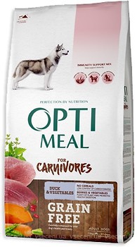 Фото Optimeal Carnivores Duck & Vegetables 10 кг