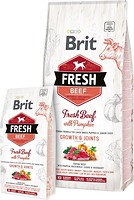 Фото Brit Fresh Beef with Pumpkin Puppy Large Bones & Joints 2.5 кг