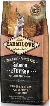 Фото Carnilove Salmon & Turkey For Large Breed Puppy 12 кг