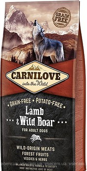 Фото Carnilove Lamb & Wild Boar For Adult Dogs 12 кг