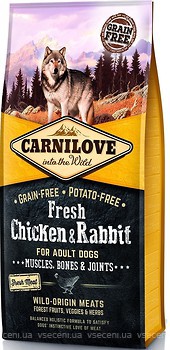 Фото Carnilove Fresh Chicken & Rabbit For Adult Dogs 12 кг