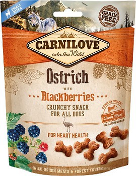Фото Carnilove Crunchy Ostrich with Blackberries 200 г