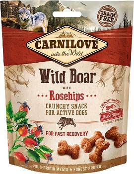Фото Carnilove Crunchy Wild Boar with Rosehips 200 г