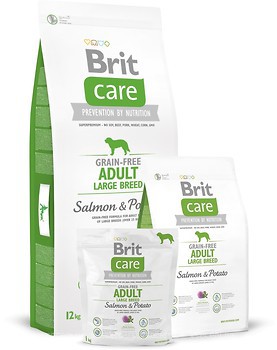 Фото Brit Care Grain-Free Adult Large Breed Salmon & Potato 3 кг