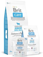 Фото Brit Care Grain-Free Junior Large Breed Salmon & Potato 1 кг