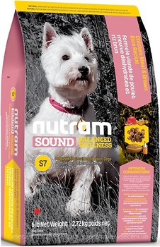 Фото Nutram Sound Balanced Wellness S7 Small Breed Adult Dog 20 кг