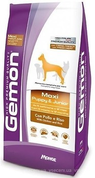 Фото Gemon Dog Maxi Puppy and Junior Chicken and Rice 15 кг