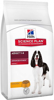 Фото Hill's Science Plan Canine Adult Advanced Fitness Medium Chicken 2.5 кг
