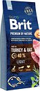 Фото Brit Premium Light Turkey & Oat 15 кг