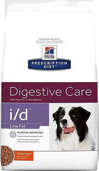 Фото Hill's Prescription Diet Canine i/d Digestive Care Low Fat Chicken 12 кг
