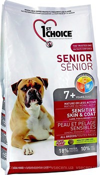 Фото 1st Choice Senior Sensitive Skin & Coat 12 кг