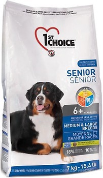 Фото 1st Choice Senior Mature or Less Active Medium and Large Breeds 7 кг