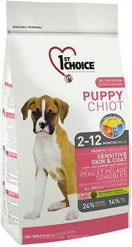 Фото 1st Choice Puppy Sensitive Skin & Coat 6 кг