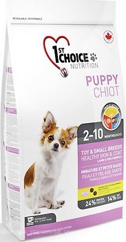 Фото 1st Choice Puppy Healthy Skin & Coat Toy and Small Breeds 2.72 кг