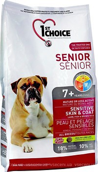 Фото 1st Choice Senior Sensitive Skin & Coat 6 кг