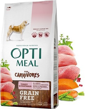 Фото Optimeal Carnivores Turkey & Vegetables 650 г