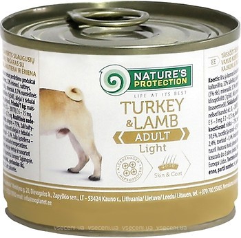 Фото Nature's Protection Adult Light Turkey And Lamb 200 г