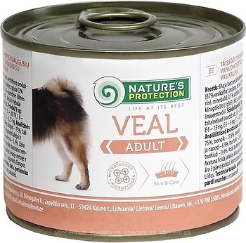 Фото Nature's Protection Adult Veal 200 г