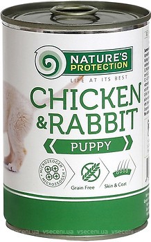 Фото Nature's Protection Puppy Chicken And Rabbit 400 г