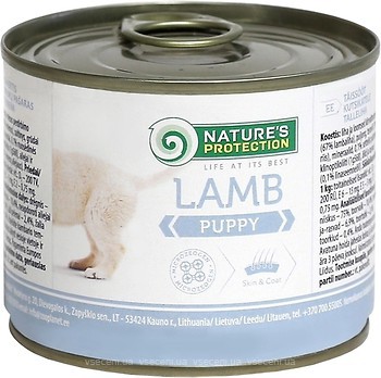 Фото Nature's Protection Puppy Lamb 200 г