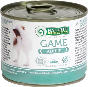 Фото Nature's Protection Adult Game 200 г