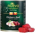Фото Nuevo Dog Junior Chicken & Beef with Rice and Calcium 800 г