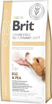 Фото Brit Grain Free Veterinary Diet Hepatic Egg & Pea 12 кг
