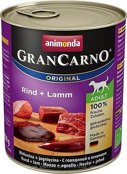 Фото Animonda Gran Carno Adult Beef + Lamb 800 г