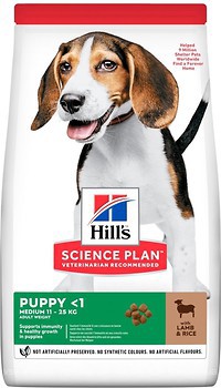 Фото Hill's Science Plan Puppy Healthy Development Medium Lamb & Rice 2.5 кг