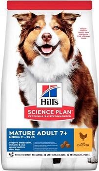 Фото Hill's Science Plan Mature Adult 7+ Medium Breed Chicken 14 кг