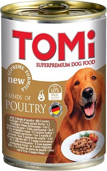 Фото TOMi Dog 3 Kinds of Poultry 400 г