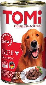 Фото TOMi Dog Beef in Gravy 1.2 кг