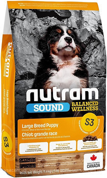 Фото Nutram Sound Balanced Wellness S3 Natural Large Breed Puppy Food 11.4 кг