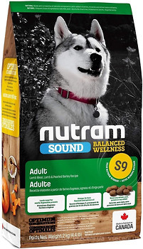 Фото Nutram Sound Balanced Wellness S9 Natural Lamb Adult Dog 2 кг