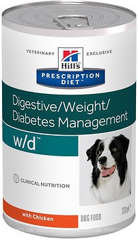 Фото Hill's Prescription Diet Canine w/d Digestive/Weight/Diabetes Management Chicken 370 г