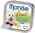 Фото Monge Dog Fruit With Salmon & Pear 100 г